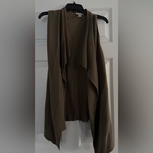 Loft Open Sweater Vest XL